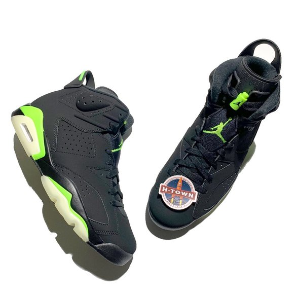 Air Jordan 6 Retro Electric Green Black CT8529-003 Men's size 10 - Picture 1 of 6